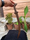 18th C Rare Antique Old Hand Forged Iron Indian Rajput Sword Spear Dagger Katar