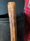 Old Papua New Guinea Sepik River Abelam Carved Cassowary Dagger   
