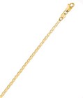 10k Yellow Gold Mariner Anklet Link Ankle Bracelet 10  1 7mm