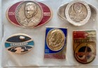 Collection Of 5 Soviet russian Ussr Space History Of Cosmonautics Pin Set