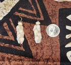 100  Hawaiian Alilea Shell Earrings 1 5   long