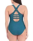 New Eddie Bauer Women s Multi-strap One-piece With Uv Protection Swimsuit  Small