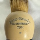 Vintage Ever-ready 75k Shaving Brush Cream And Black Handle