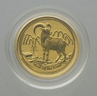 2015 Australia Lunar Goat - Ram 1 20 Oz Gold  9999 Fine In Capsule