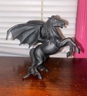 Safari Ltd  Black Areion Pegasus Horse Figure