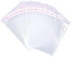 100 Clear Resealable 11   x14    Self Adhesive Cello Lip Tape Opp Poly Plastic Bags