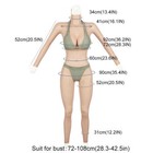 Silicone Bodysuit Breast Forms Fake Vagina Hip Shaping Female C g Cup Body Suit