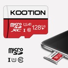 Kootion 128g Fast Speed Memory Card Micro Sdxc Class 10 Uhs-i Tf Sd Card Adapter