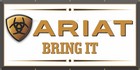 Ariat Western Wear Rodeo Event Heavy-duty Vinyl Banner Size And Color Choice