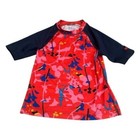 Rei Co-op Multicolor Colorblock Abstract Print Short Sleeve Rashguard Size 6-7y