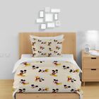 3d Pattern Mickey Mouse Apricot Quilt Cover Set Duvet Cover Bedding Pillowcases