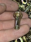 100 New Steel Pre-bulbed Cross Nuts Zinc Yellow  plus Nuts  Threaded Inserts 