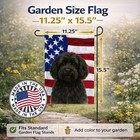 Caroline s Treasures Black Havanese American Garden Flag Wdk6141gf