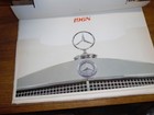 Vintage German 1968 Mercedes Benz Calendar