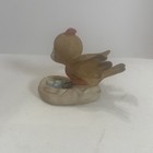 Josef Originals Robin nest blue Eggs Porcelain Bird Figurine Vintage
