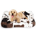 Dog Bed Crate Pad Pet Cushion Mat For Dogs  Soft Fluffy Kennel Pad  Anti Small