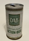 Dab Empty U-tab Beer Can  Straight Steel  Germany  Oi On Lid