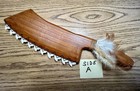 Hawaiian Style Tribal Wood War Club Weapon With Shark Teeth 16   