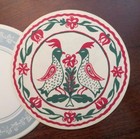 Vtg Collins Craftsmen Silverim Plate Liners 8 1 4  5 Patterns 100  Arts crafts