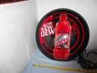 Vintage Mountain Dew Advertising Sign 15x3 In Light Not Working Shows Well -l494