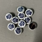 Group Of 10 Pabst Blue Ribbon Beer  Blue   White 0 75  Pinback Buttons 