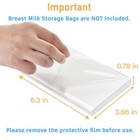 6pack Freeze Flat Breast Milk Storage Bag  breastmilk Freezer Flattener Kit M   