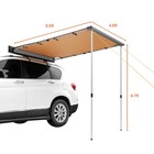 Retractable Car Side Awning 4 6x6 6ft Uv50  Waterproof Storage Bag Suv Truck Van