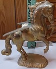 Solid Brass Pegasus Winged Horse Fantasy Animal Figurine Art Deco