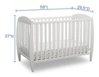 New Baby Crib 4-in-1 With New Mattress Baby Toddler