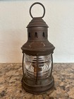 Vintage Antique Perkins   Perko Keyhole Oil Marine Lantern