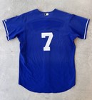 Vintage Kansas City Royals Jersey Size 48 Game Used Worn  7 Mlb Majestic 90s Kc
