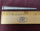 40 Vintage Steel Square Cut Nails 3  10d Antique  New Old Stock Framing 1lb 