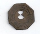 Angslups Aktie Bolag-stockholm  Sweden 8 Ore Ferry Transit Token  Swe 820 Me