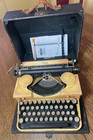 1930 Royal Model P Typewriter Yellow Sunburst Good Condition 