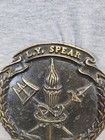 Vintage Uss Ly Spear As-36 Metal Plaque Navy Sub Tender  2s2 