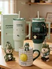 Pre-sale Starbucks China Collab Lacoste Tumbler Mug Bearista Plush Keychain Gift