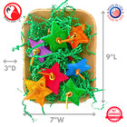 Bonka Bird Toys 1430 Foraging Daisy Garden Chew Forage Shred Parrot Cage Toy Pet