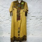 Lot Of 3 Camp Fire Girl   Leader Dresses Vintage 1930-40s Beading Headbands