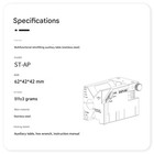 Dspiae St-ap Stainless Steel Processing Assistance Platform Model Craft Tool
