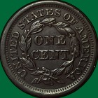 1853 Braided Hair Large Cent Uncirculated Unc Coin  44069