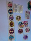 Lisa Frank Unicorn Plush Markie   Vintage Hologram Kitten Cat Stickers