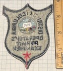 Rare Vintage District Of Columbia Operators Permit Examiner Gray Patch
