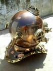 Marine Brass London Navy Vintage Morse Deep Sea Scuba Divers Diving Helmet Gift