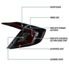 For Honda Civic Sedan 4dr Led Sequential Turn Signals Tail Lights Black Smoke