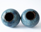 Chinese Vintage Contemporary Shiwan Ware Jun Glazed Ovoid Vases 20th Century
