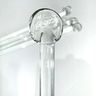 Lot Of 5 Vintage Glass Swizzle Sticks Barware Drink Cocktail Stirrers Mcm