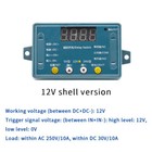 2x Dc 12v 10a Adjustable Time Delay Relay Module Led Digital Timer Switch   Case