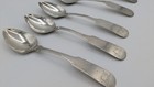 Antique E  Whiton Coin Silver Spoons With Monograms