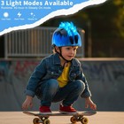 Lemmeko Toddler Bike Helmet Led Lights Kids Helmet For Boys 2-6 Years