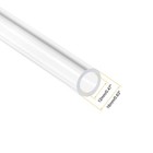 Clear Acrylic Pipe Rigid Round Tubing For Aquarium 1 2 x5 8  12  2 Pcs